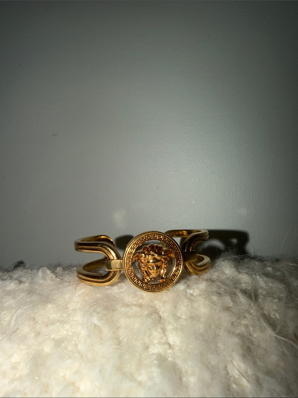 Versace Gold Medusa Emblem Cuff Bracelet